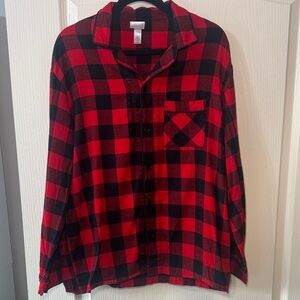 Wondershop Red and Black Plaid Men's Shirt